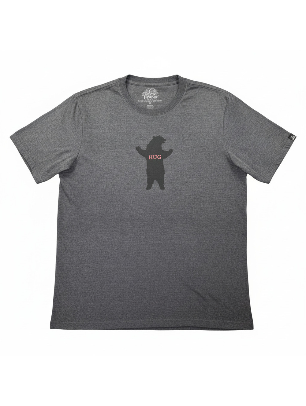 PRANA Men's Journeyman Bear Hug Short Sleeve T-Shirt Gray Size XL